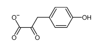 3-(4-hydroxyphenyl)pyruvate 结构式