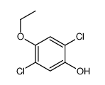 2,5-二氯-4-乙氧基苯酚 结构式