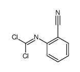Carbonimidic dichloride, N-(2-cyanophenyl)- 结构式