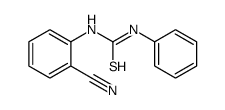 N-(2-氰基苯基)-N'-苯基硫脲 结构式