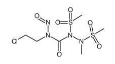 Methanesulfonic acid, 1-[[(2-chloroethyl)nitrosoamino]carbonyl]-2-methyl-2-(methylsulfonyl)hydrazide 结构式