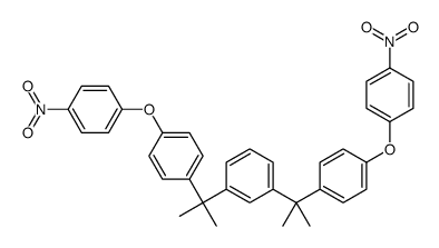 Benzene, 1,3-bis[1-methyl-1-[4-(4-nitrophenoxy)phenyl]ethyl]- 结构式
