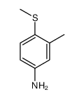 3-甲基-4-(甲硫基)苯胺 结构式