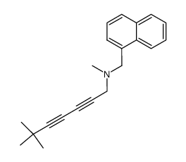 1-Naphthalenemethanamine, N-(6,6-dimethyl-2,4-heptadiyn-1-yl)-N-methyl- 结构式