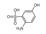 2-氨基-5-羟基苯磺酸 结构式