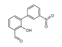 2-羟基-3'-硝基联苯-3-甲醛 结构式