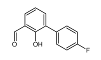6-(4-氟苯基)-2-甲酰基苯酚 结构式