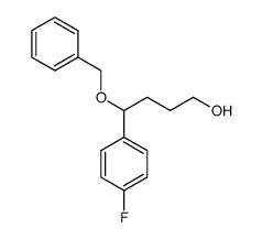 4-氟-δ-(苯基甲氧基)苯丁醇 结构式