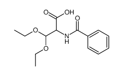 Alanine, N-benzoyl-3,3-diethoxy- 结构式