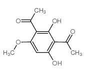 1-(3-乙酰基-2,4-二羟基-6-甲氧基苯基)-1-乙酮 结构式