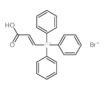 Phosphonium,[(1E)-2-carboxyethenyl]triphenyl-, bromide (9CI) 结构式