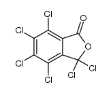 3,3,4,5,6,7-六氯-1(3H)-异苯并呋喃酮 结构式