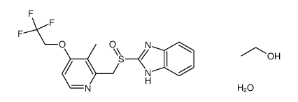 兰索拉唑乙醇水合物 结构式