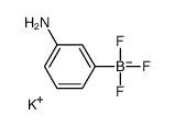 3-氨基苯基三氟硼酸钾 结构式