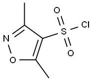 3,5-二甲基异唑-4-磺酰氯 结构式