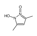 1-羟基-3,5-二甲基-1H-吡唑-2-氧化物 结构式