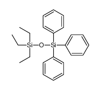 Disiloxane, 1,1,1-triethyl-3,3,3-triphenyl- 结构式