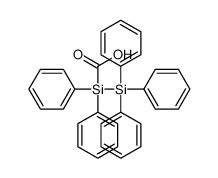 Disilanecarboxylic acid, pentaphenyl- 结构式