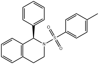 (1R)-1-苯基-2-(对甲苯磺酰基)-1,2,3,4-四氢异喹啉 结构式