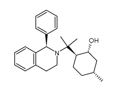 Cyclohexanol, 2-[1-[(1R)-3,4-dihydro-1-phenyl-2(1H)-isoquinolinyl]-1-methylethyl]-5-methyl-, (1R,2S,5R)- 结构式
