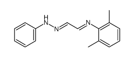 2-[(2,6-二甲基苯基)亚氨基]乙醛-2-苯基腙 结构式