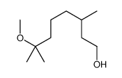 7-甲氧基-3,7-二甲基辛烷-1-醇 结构式