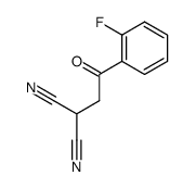 2-[2-(2-氟苯基)-2-氧代乙基]丙二腈 结构式