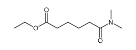 6-(二甲氨基)-6-氧代己酸乙酯 结构式