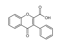 4-氧代-3-苯基-4H-色烯-2-羧酸 结构式