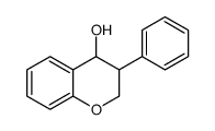 3-苯基-3,4-二氢-2H-色烯-4-醇 结构式