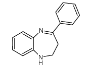 4-苯基-2,3-二氢-1H-1,5-苯并二氮 结构式
