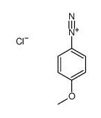 4-甲氧基苯重氮氯化物 结构式