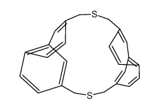 3,13-Dithiapentacyclo[13.5.3.35,11.08,25.018,22]hexacosa-1(21),5,7,9,11(24),15,17,19,22,25-decaene 结构式
