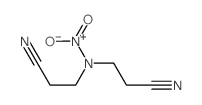 Bis(2-cyanoethyl)nitroamine 结构式