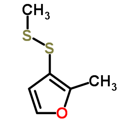 甲基(2-甲基-3-呋喃基)二硫 结构式