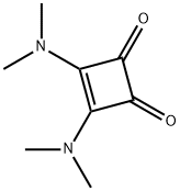 3,4-双二甲基氨基-3-环丁烯-1,2-二酮 结构式