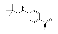 N-(2,2-二甲基丙基)-4-硝基苯胺 结构式