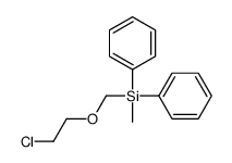 Silane, [(2-chloroethoxy)methyl]methyldiphenyl- (9CI) 结构式