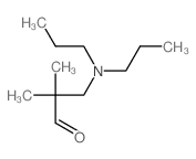 3-(二丙氨基)-2,2-二甲基丙醛 结构式