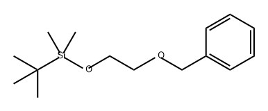 Benzene, [[2-[[(1,1-dimethylethyl)dimethylsilyl]oxy]ethoxy]methyl]- 结构式