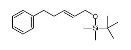 Benzene, [(3E)-5-[[(1,1-dimethylethyl)dimethylsilyl]oxy]-3-penten-1-yl]- 结构式