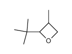 2-叔丁基-3-甲基氧杂环丁烷 结构式