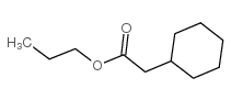 环己基乙酸丙酯 结构式