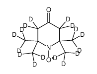 4-羰基-TEMPO-d16,自由基 结构式