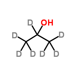 异丙醇-D7 结构式