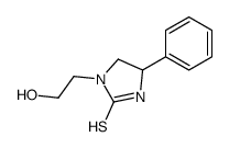 1-(2-羟乙基)-4-苯基咪唑烷-2-硫酮 结构式