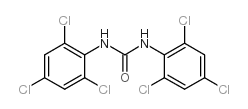 N,N'-二(2,4,6-三氯苯基)脲 结构式