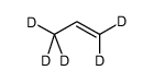 1,1,3,3,3-五氘代丙烯 结构式