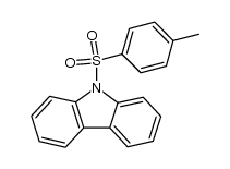9H-Carbazole, 9-[(4-methylphenyl)sulfonyl]- 结构式