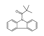 9H-Carbazole, 9-(2,2-dimethyl-1-oxopropyl)- 结构式